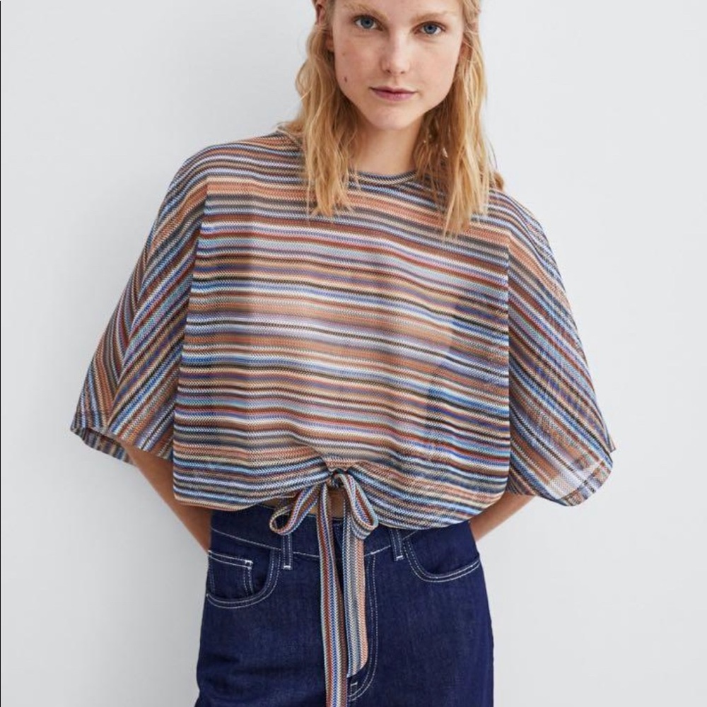 Zara Trafaluc mesh top size M